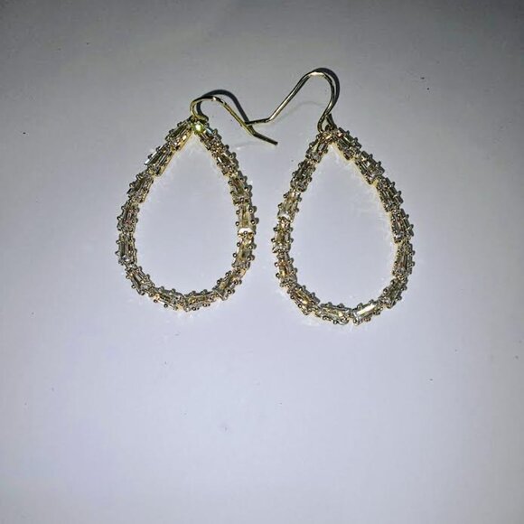 Loft Faux crystal drop earrings NWOT!!!!!! - Picture 1 of 2